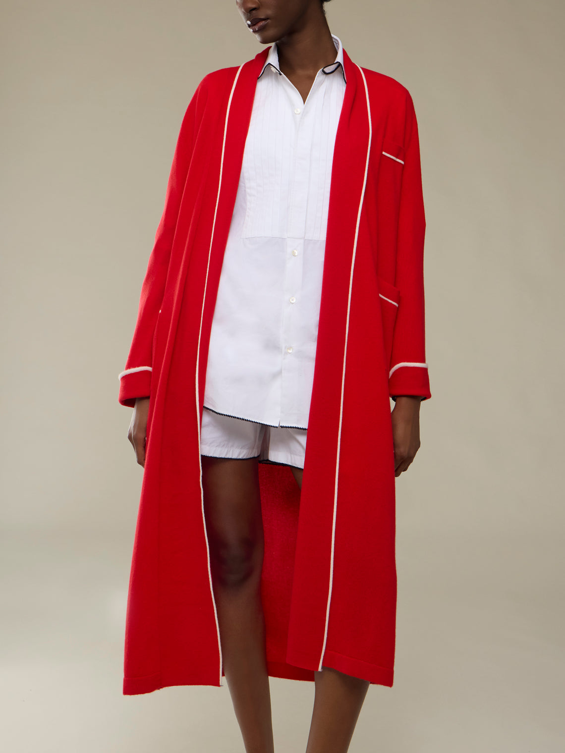 Arch4 - Sloane Baby Goat Cashmere Robe -  - ABASK