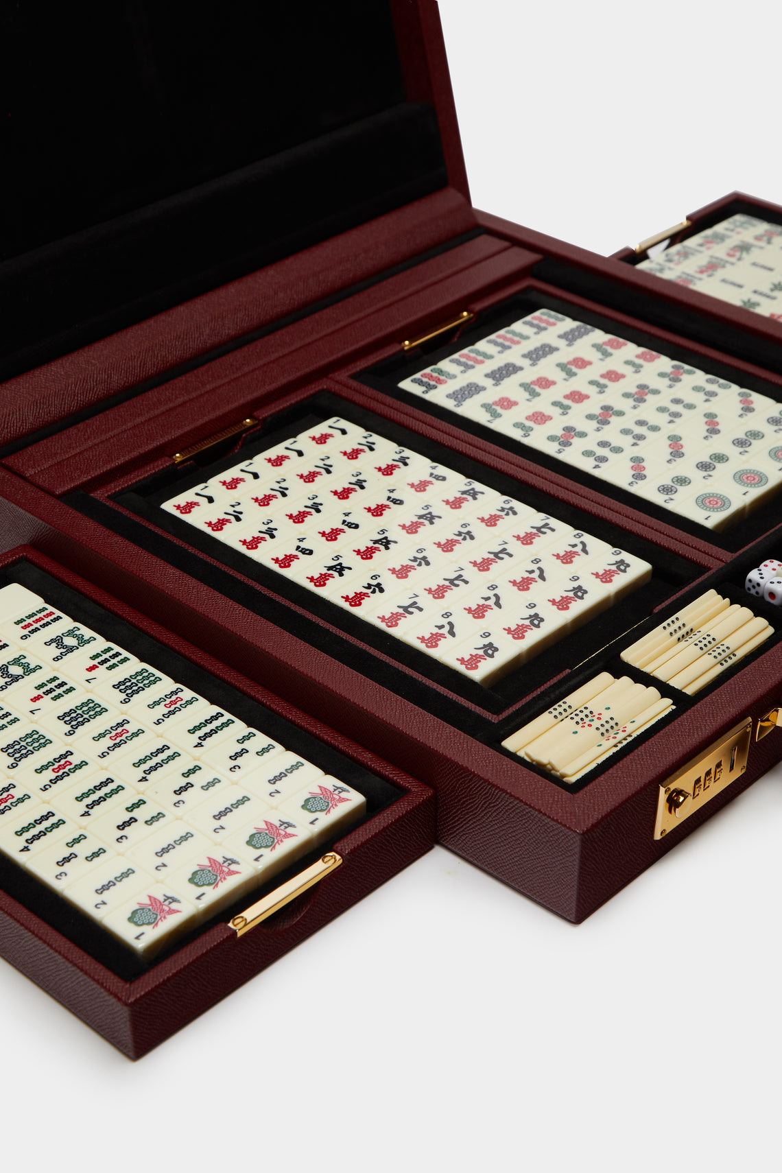 Geoffrey Parker - Leather Mahjong Set -  - ABASK