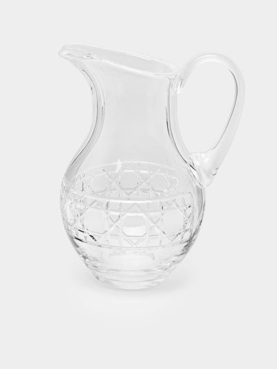 Cristallerie De Montbronn - Jacquard Hand-Blown Crystal Water Pitcher -  - ABASK - 