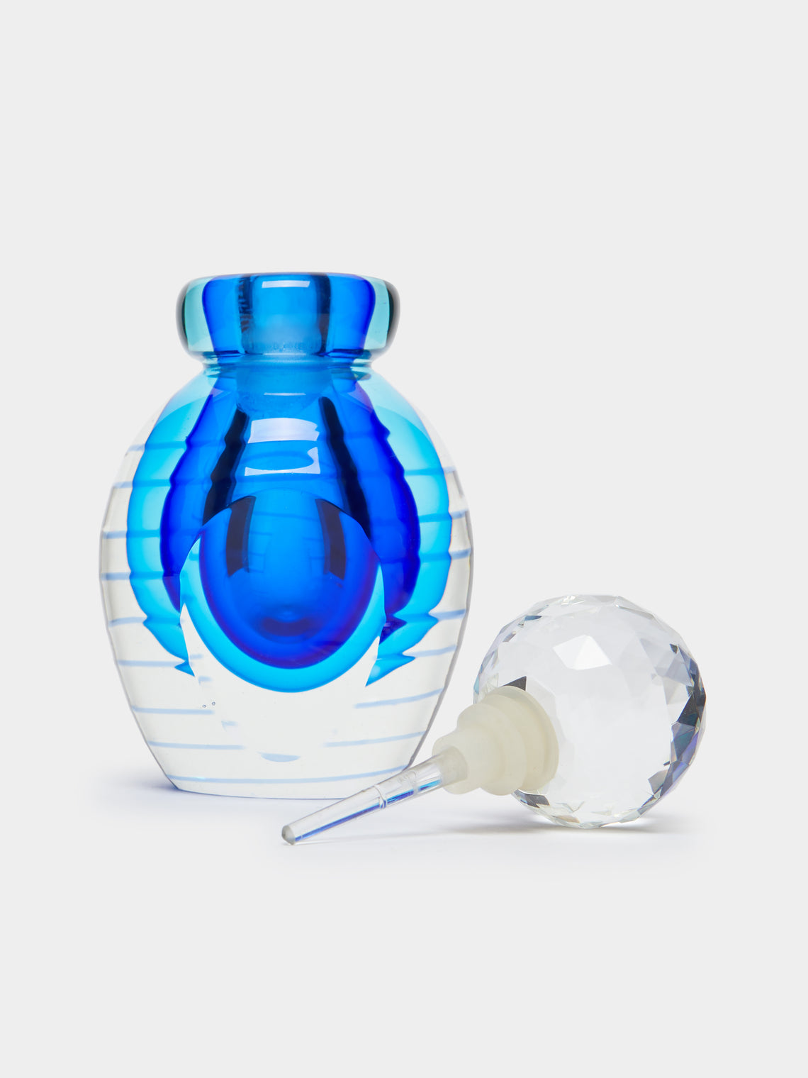 Antique and Vintage - Late 20th Century Sommerso Vetri Murano Perfume Bottle -  - ABASK