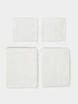 Volga Linen - Diamond-Stitch Linen King-Size Bedding Collection -  - ABASK - 