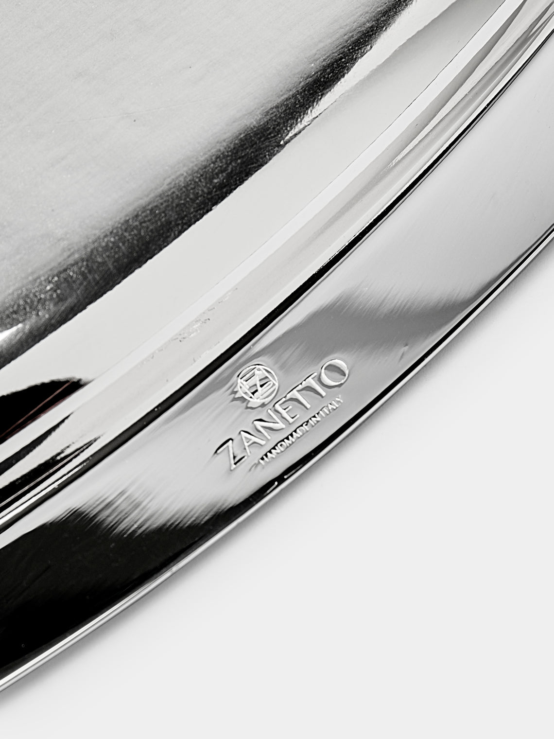 Zanetto - Ebony and Enamelled Silver-Plated Oval Bar Tray -  - ABASK