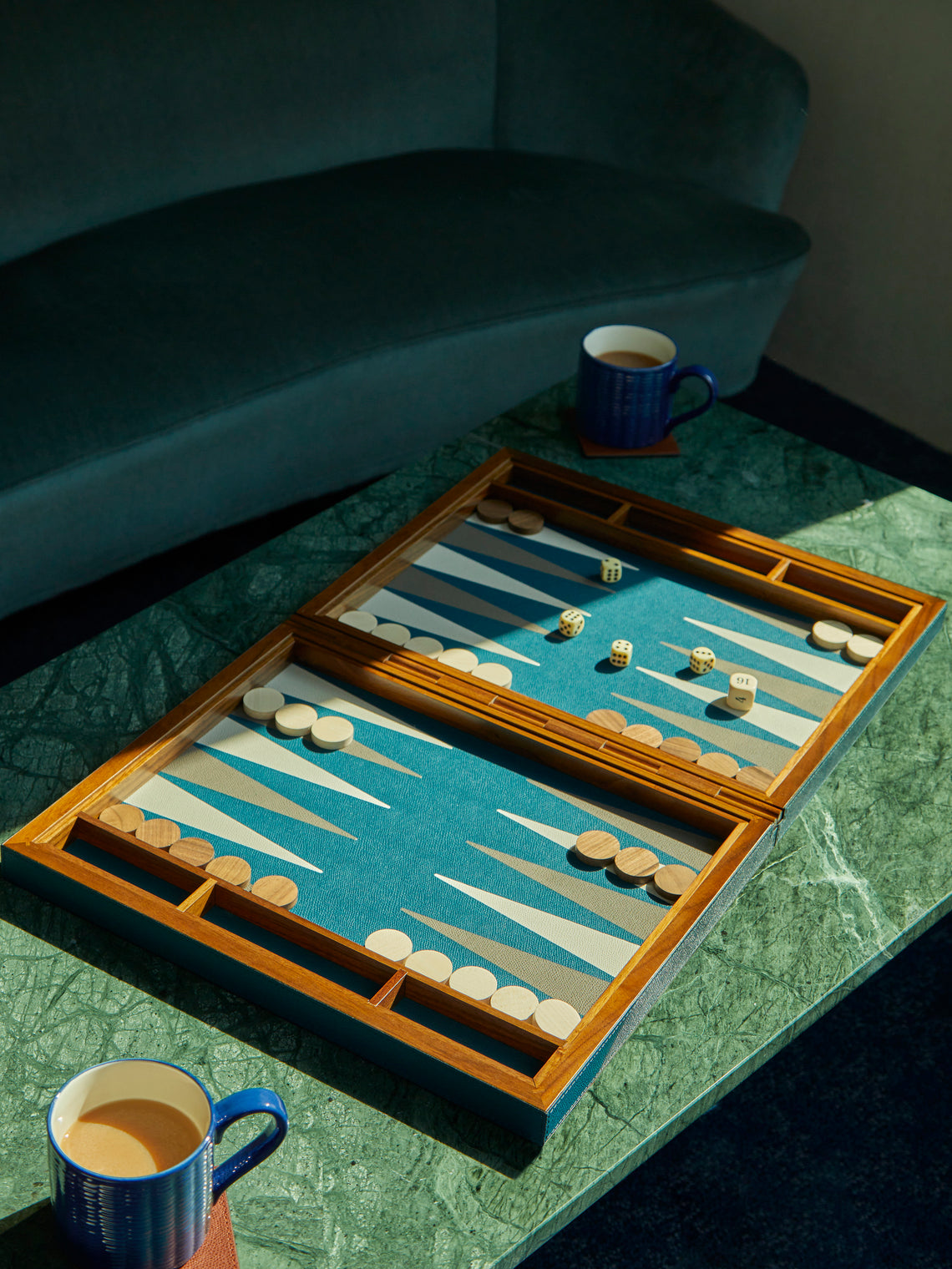 Giobagnara - Leather Backgammon Set -  - ABASK