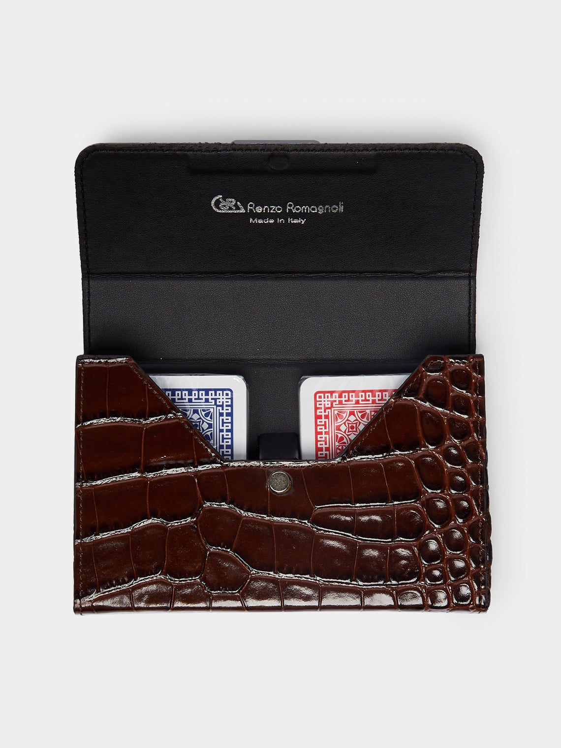 Renzo Romagnoli - Leather Playing Cards Set -  - ABASK - 