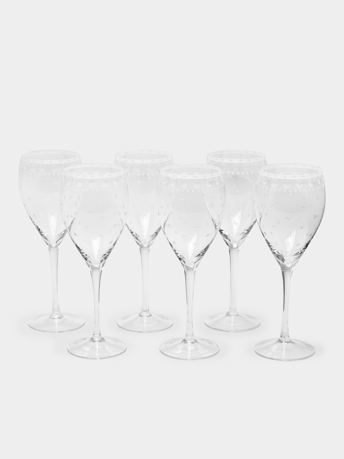 Artel - Staro Hand-Engraved Crystal Red Wine Glasses (Set of 6) -  - ABASK