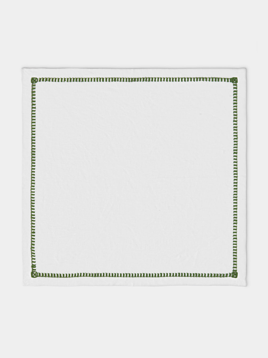 Los Encajeros - Tokyo Linen Napkins (Set of 4) - White - ABASK