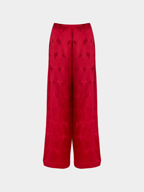 Loretta Caponi - Capalbio Silk Trousers | Size: L -  - ABASK - 