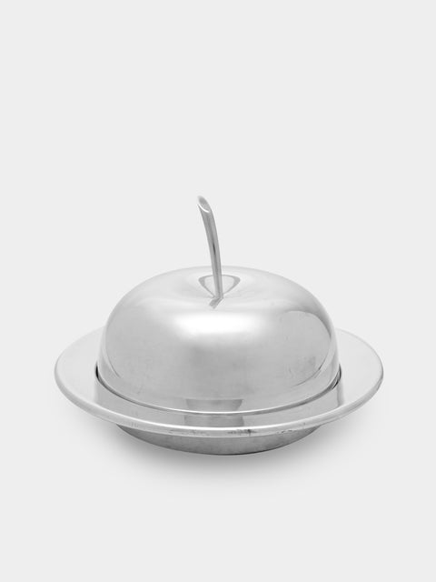 Antique and Vintage - 1960s Christofle Silver-Plated Apple Dish -  - ABASK - 