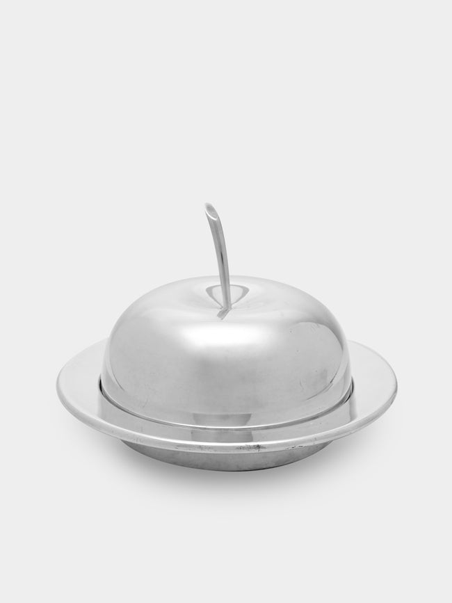 Antique and Vintage - 1960s Christofle Silver-Plated Apple Dish -  - ABASK - 