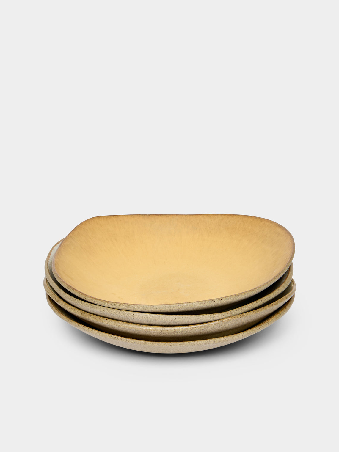 Hana Karim Studio - Hand-Built Stoneware Breakfast Bowls (Set of 4) - Cream - ABASK