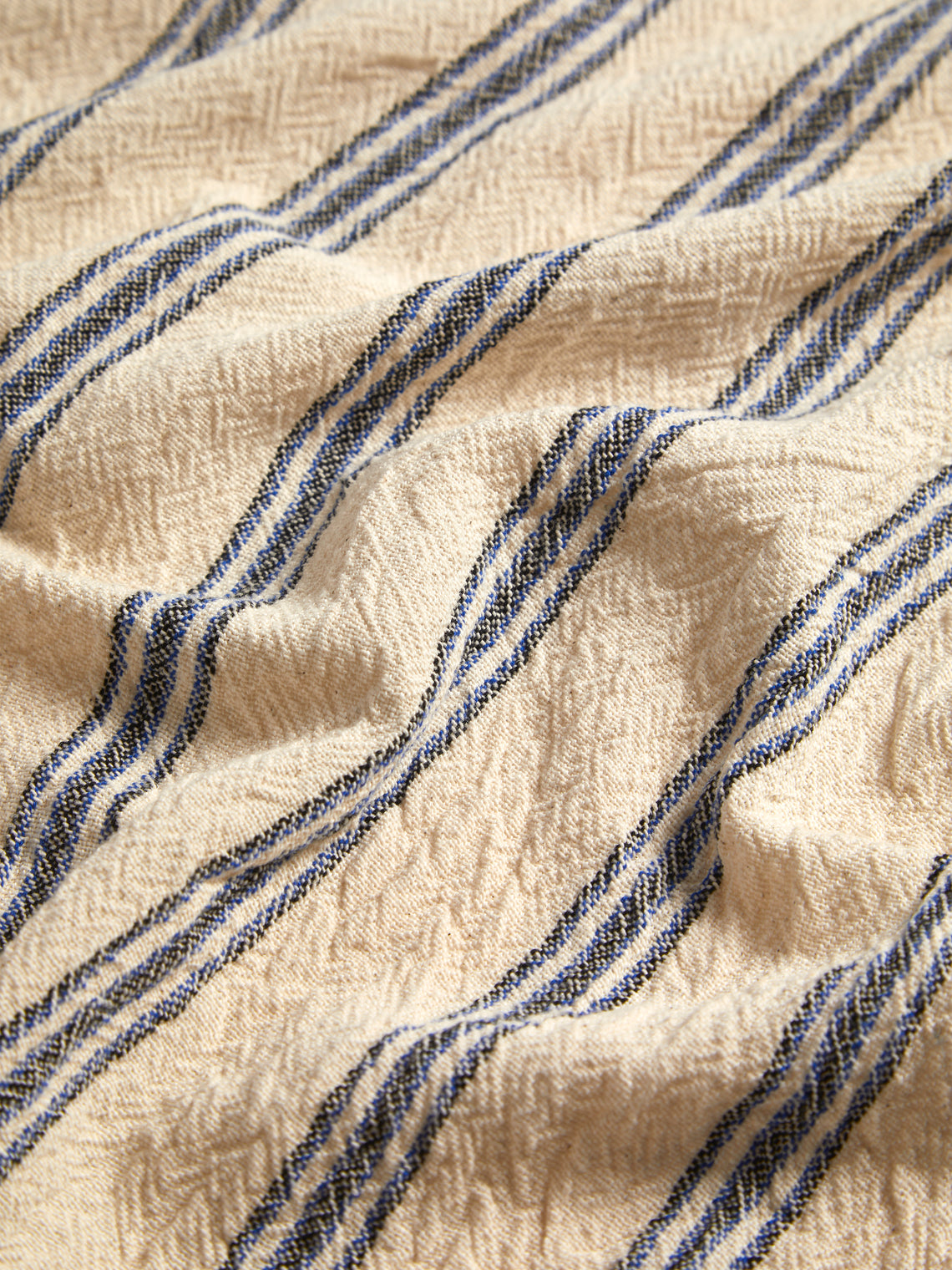 Mizar & Alcor - Sapphire Handwoven Linen and Cotton Towels (Set of 2) - Blue - ABASK