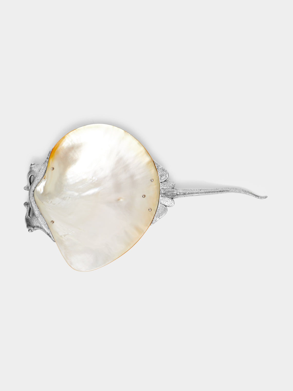 Objet Luxe - Silver-Plated and Mother-of-Pearl Caviar Dish -  - ABASK