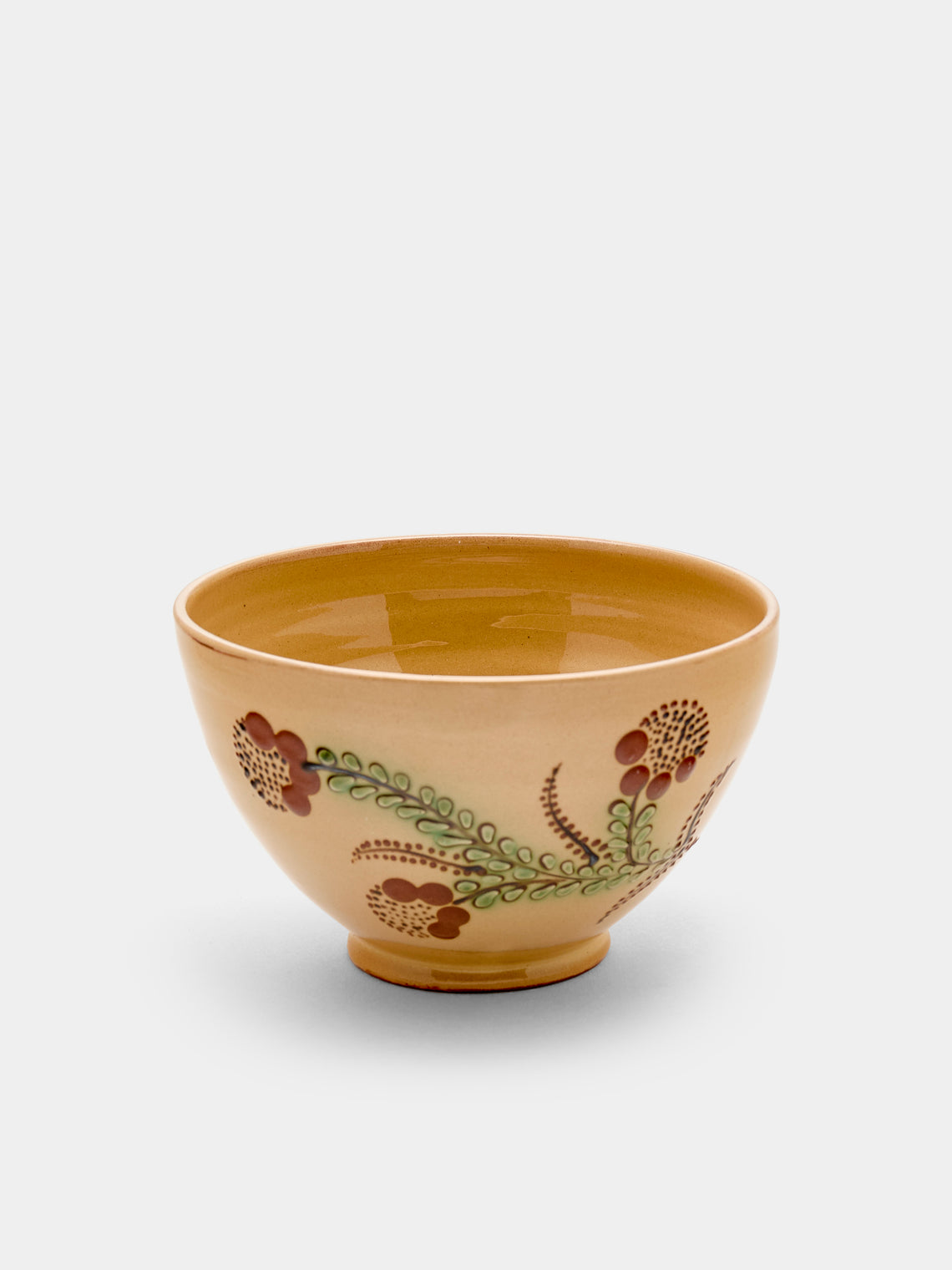Poterie d’Évires - Flowers Hand-Painted Ceramic Bowls (Set of 4) - Multiple - ABASK