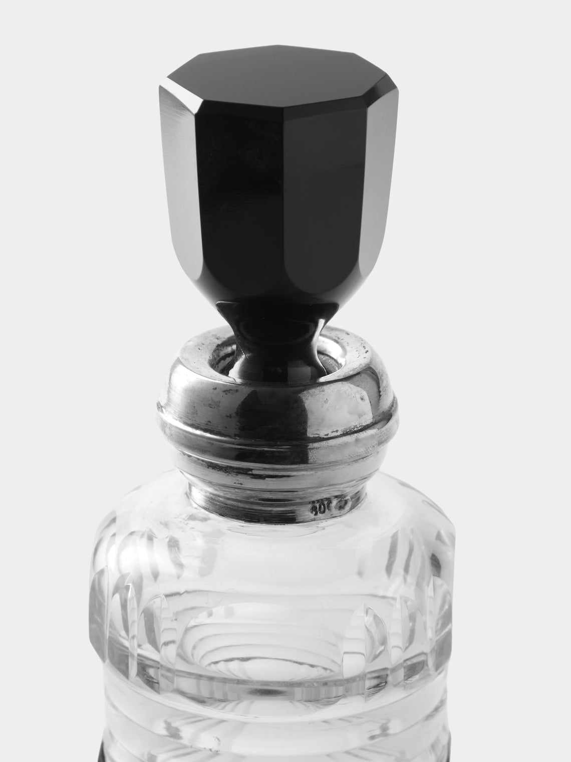 Antique and Vintage - 1925 Crystal Decanter - Clear - ABASK