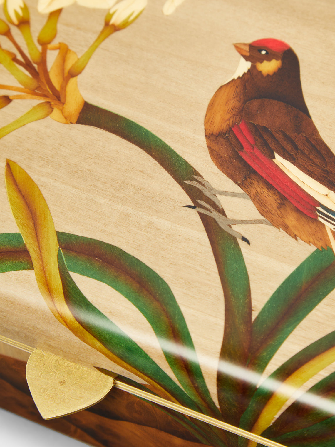 Silvia Furmanovich - Bird Marquetry Wood Jewellery Box -  - ABASK