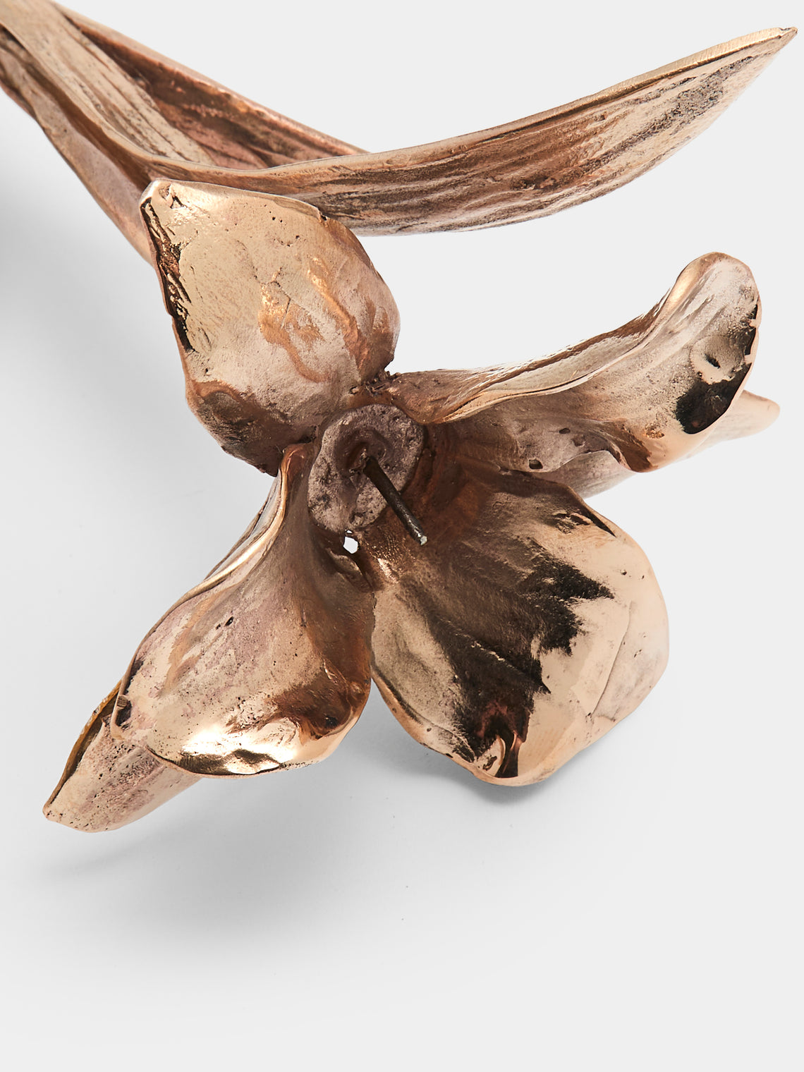 Osanna Visconti - Iris Hand-Cast Bronze Candle Holder - Bronze - ABASK