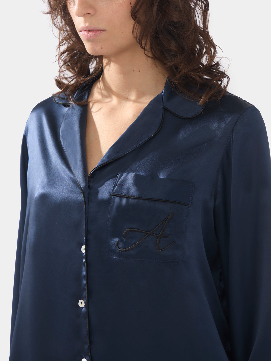 Women's The Albertine Silk Pajama Set | Size: S