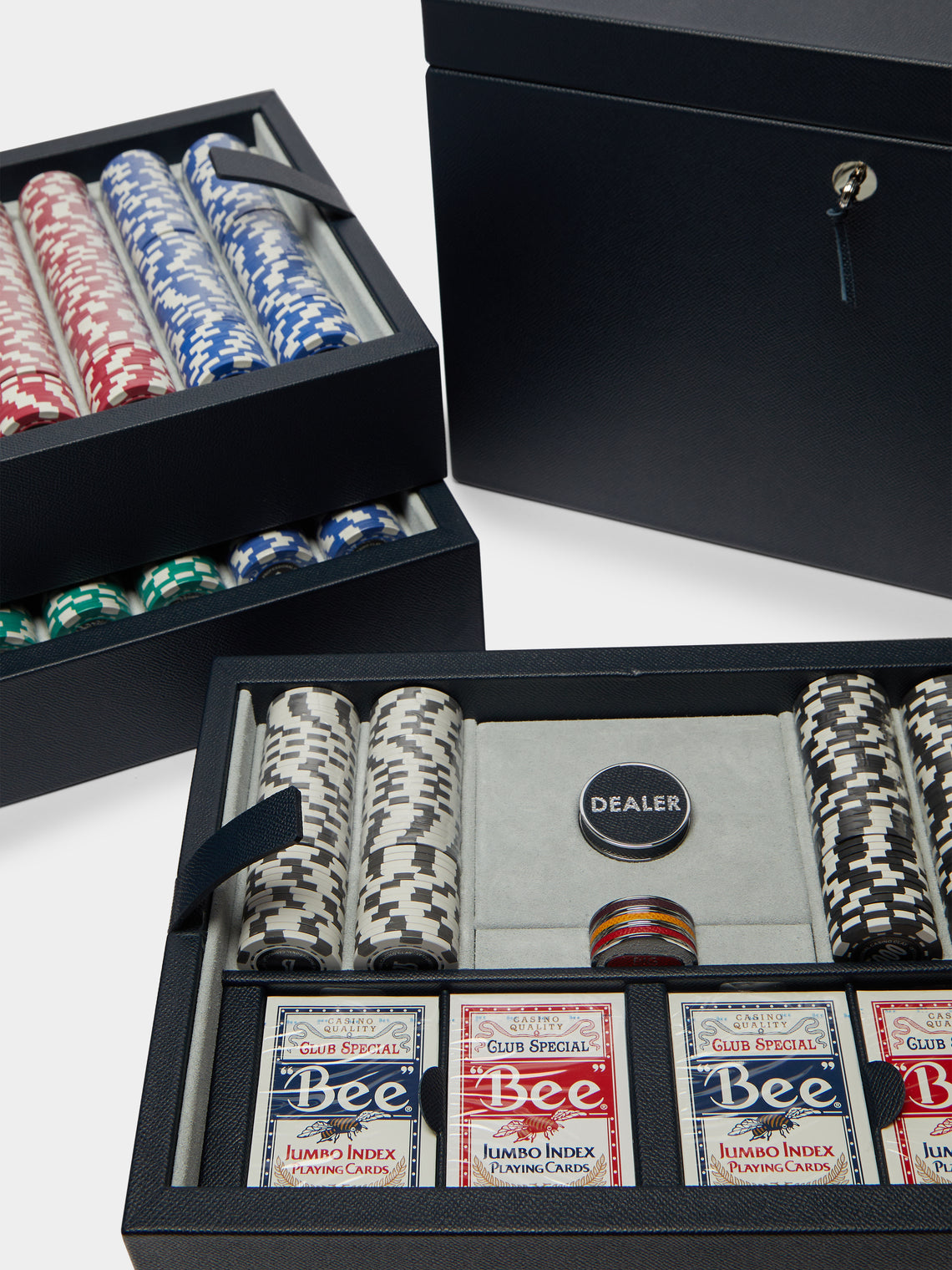 Geoffrey Parker - Leather Poker Chest -  - ABASK