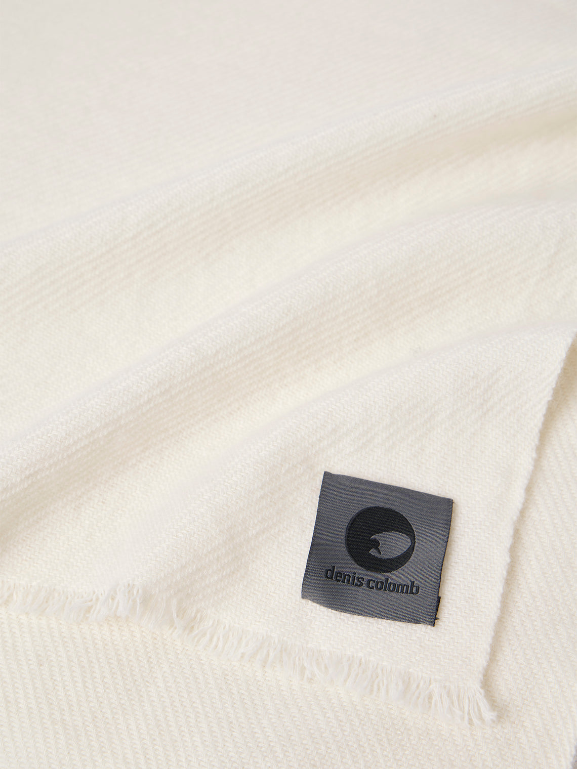 Denis Colomb - Cashmere Travel Blanket (78.5in/2m) - White - ABASK