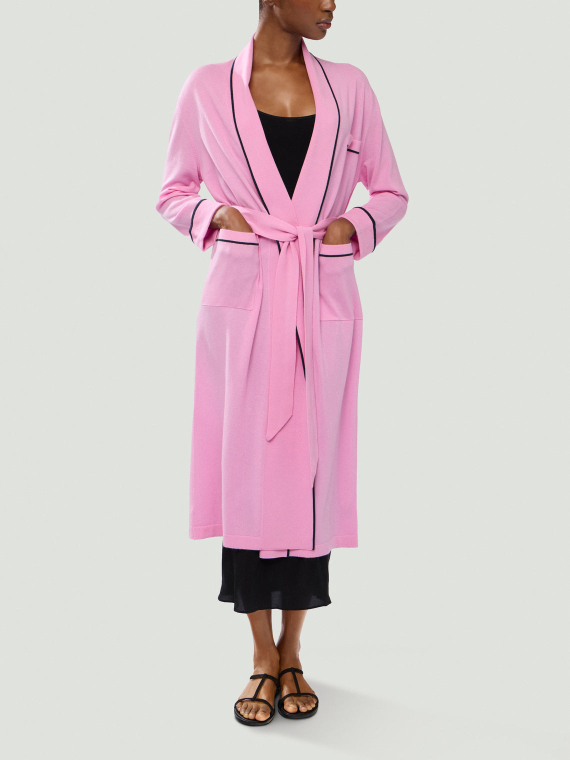 Arch4 - Sloane Baby Goat Cashmere Robe -  - ABASK