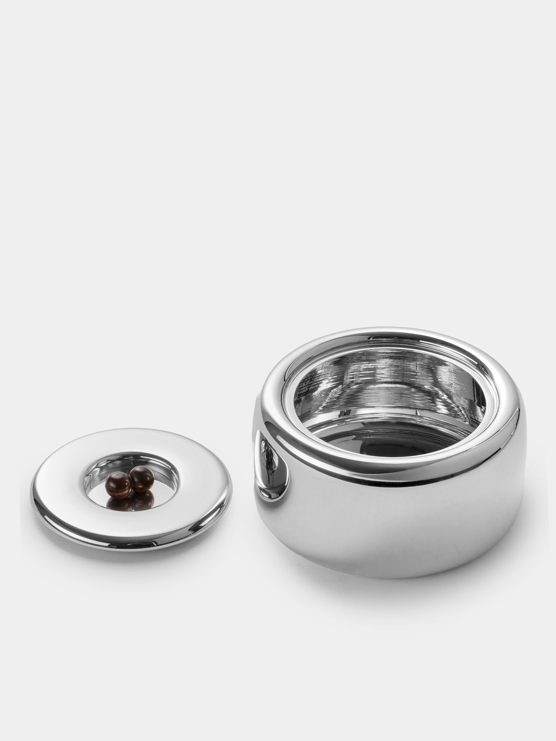 San Lorenzo - 1988 Afra and Tobia Scarpa Sterling Silver Candy Box - Silver - ABASK