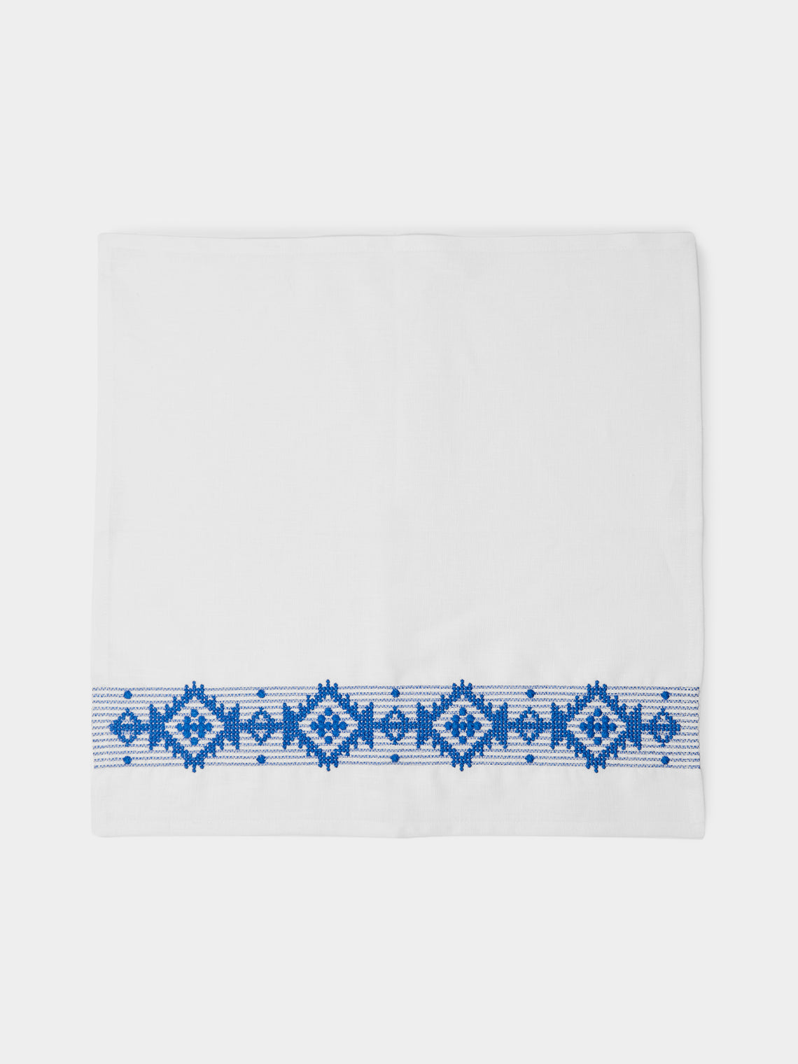 The Table Love - Folklore Hand-Embroidered Linen Napkins (Set of 4) -  - ABASK
