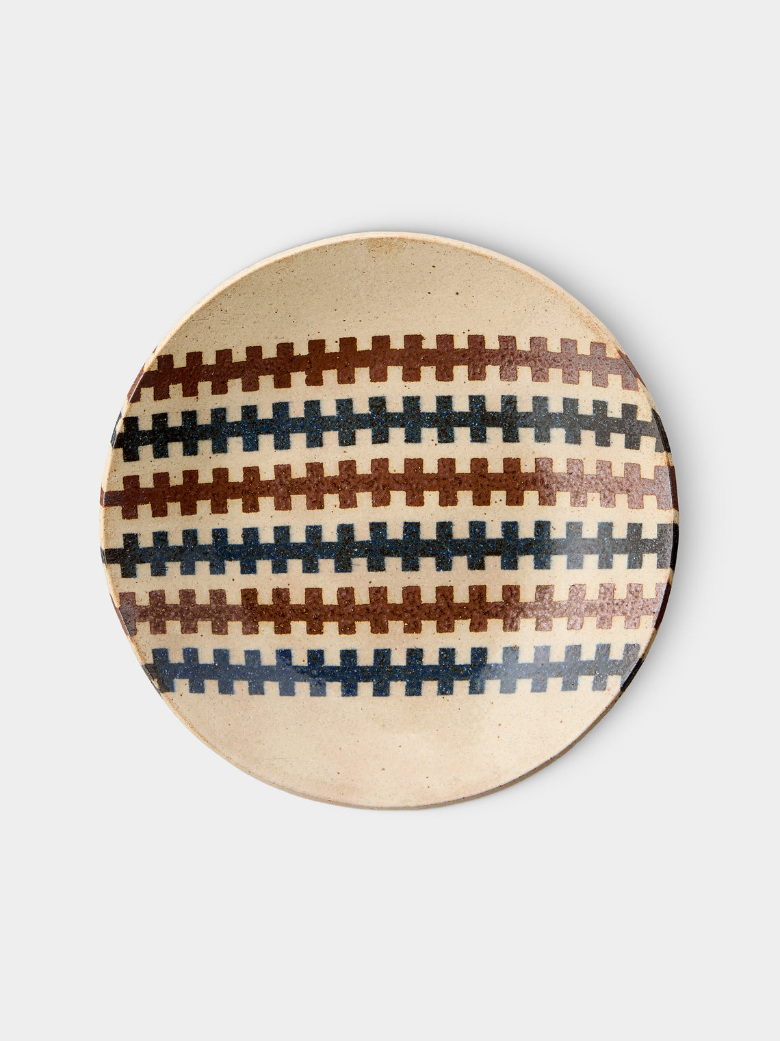 Makidani-gama - No. 1 Nerikomi Ceramic Plates – 8in/21cm (Set of 6) - Multiple - ABASK - 