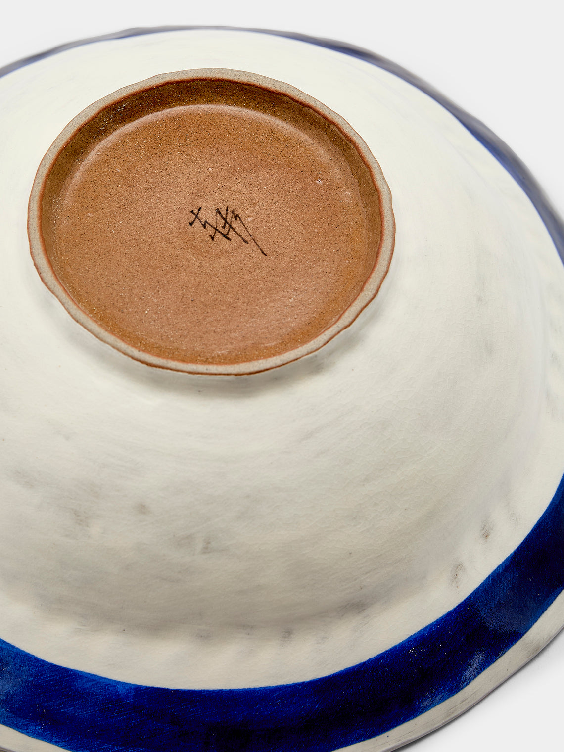 Yon Ho Kyung - Stripe Buncheong Ramen Bowl - White - ABASK