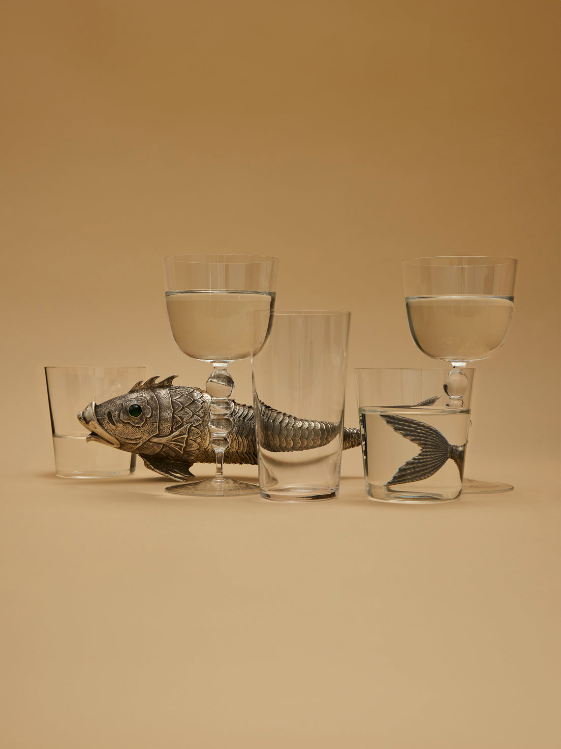 Antique and Vintage - Silver Large Fish -  - ABASK