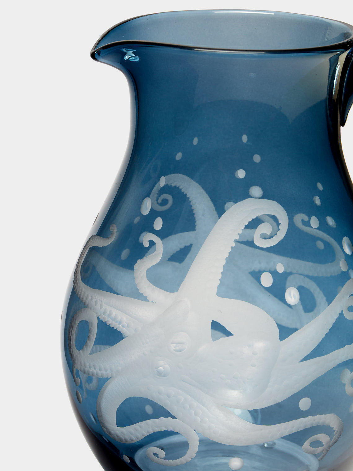 Artel - Sea Life Hand-Engraved Crystal Jug -  - ABASK