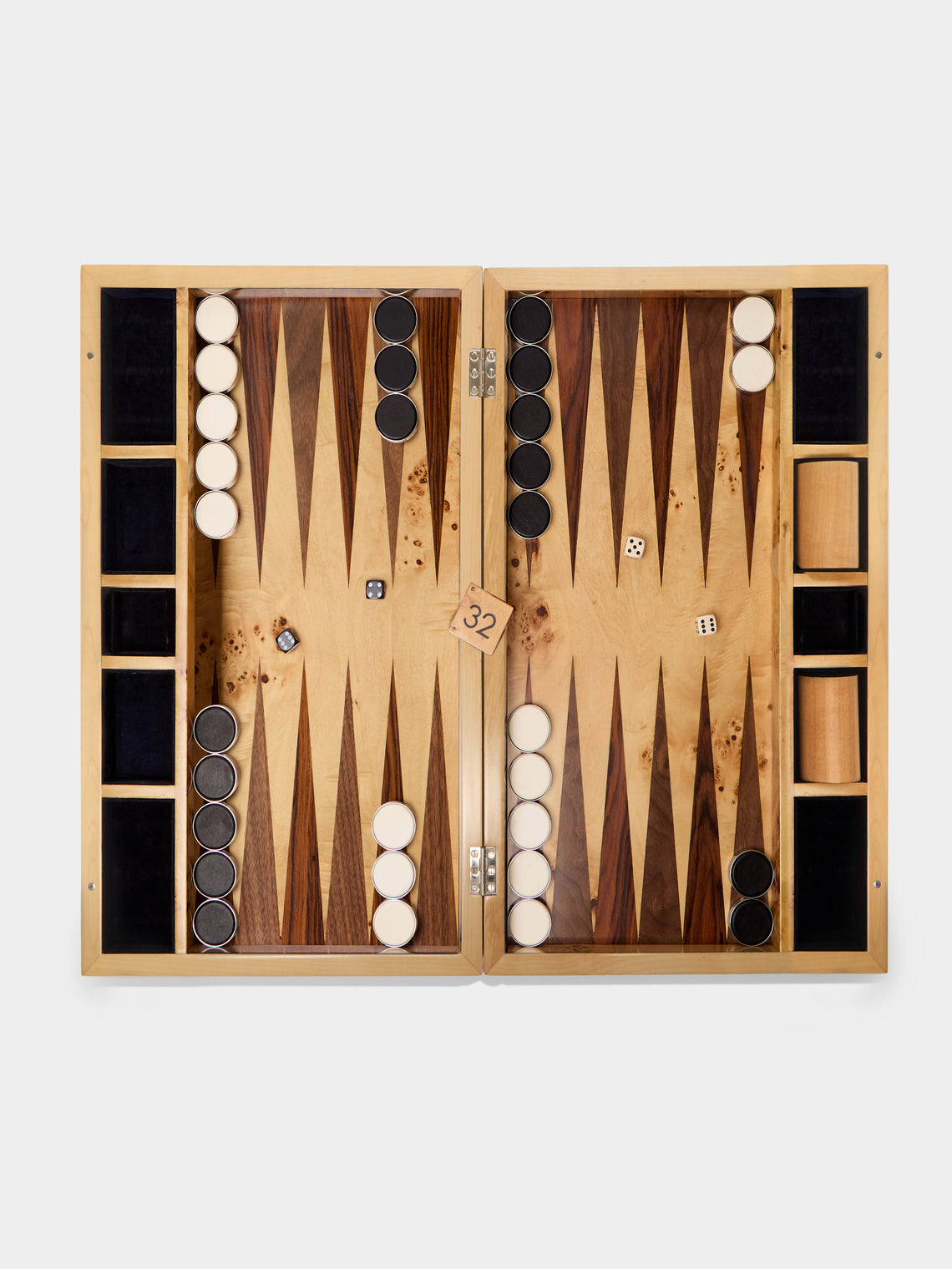Forwood Design - Faux Shagreen Large Backgammon Set -  - ABASK