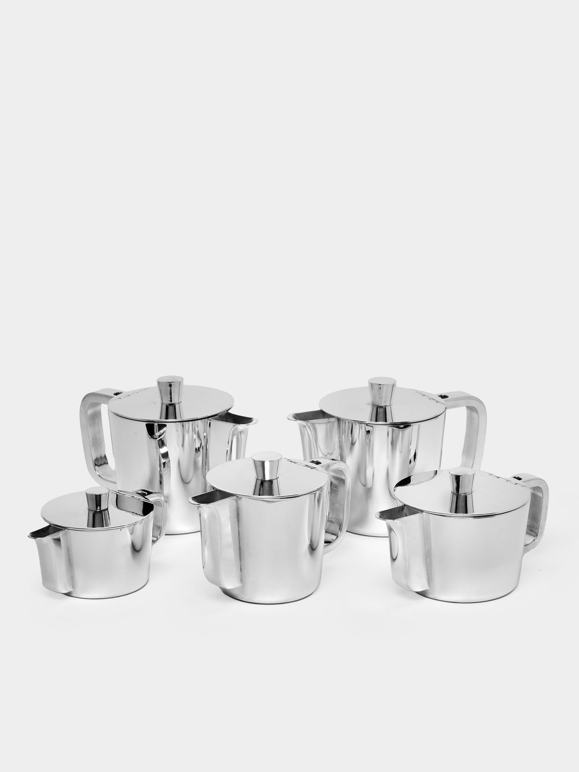 Antique and Vintage - 1930s Gio Ponti for Krupp Milano Silver-Plated Coffee Pot -  - ABASK