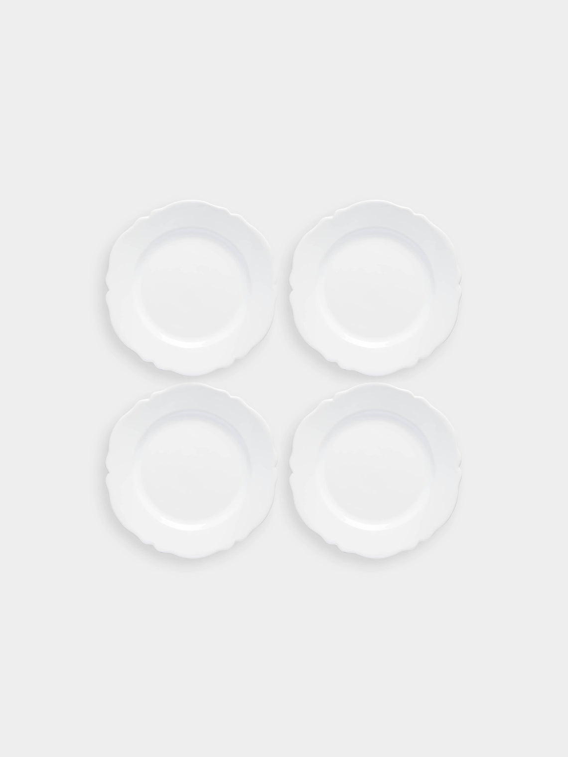 Bourg Joly Malicorne - Festons Ceramic Dinner Plates (Set of 4) -  - ABASK