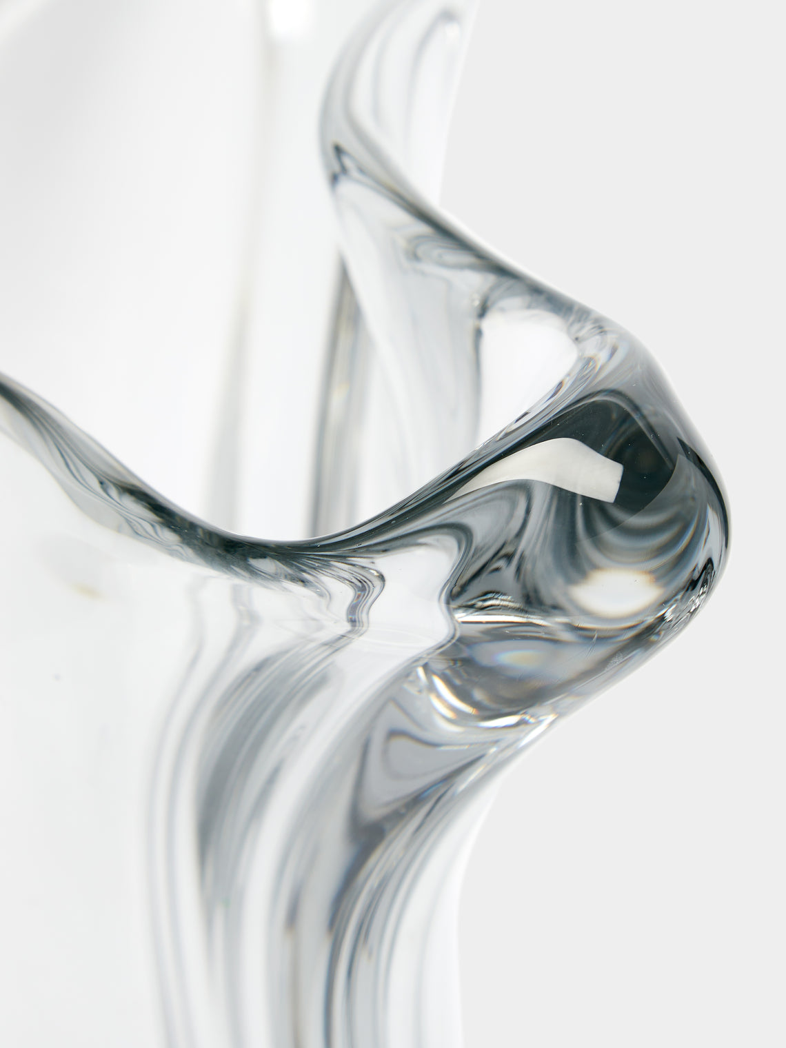 Antique and Vintage - 1950s Schneider Crystal Vase -  - ABASK
