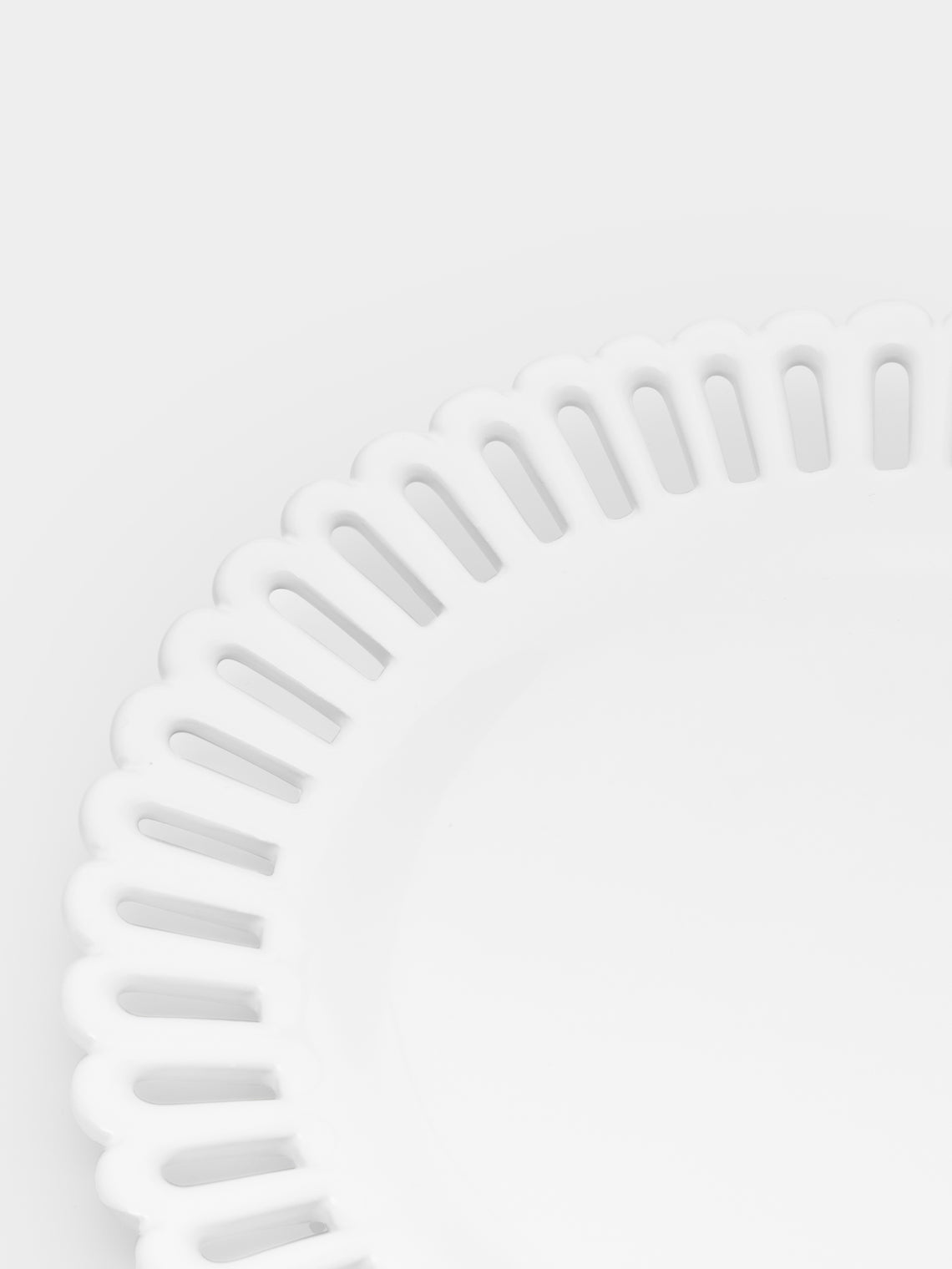 Bourg Joly Malicorne - Bourg-Joly Openwork Ceramic Dessert Plate -  - ABASK