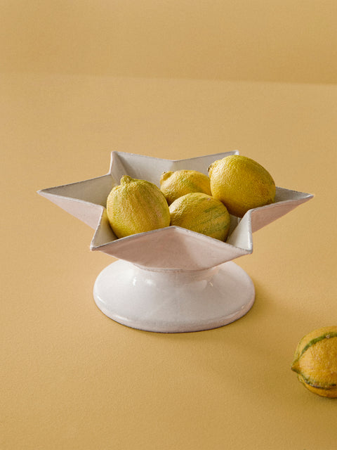 Astier de Villatte - Hand-Glazed Ceramic Stand - White - ABASK