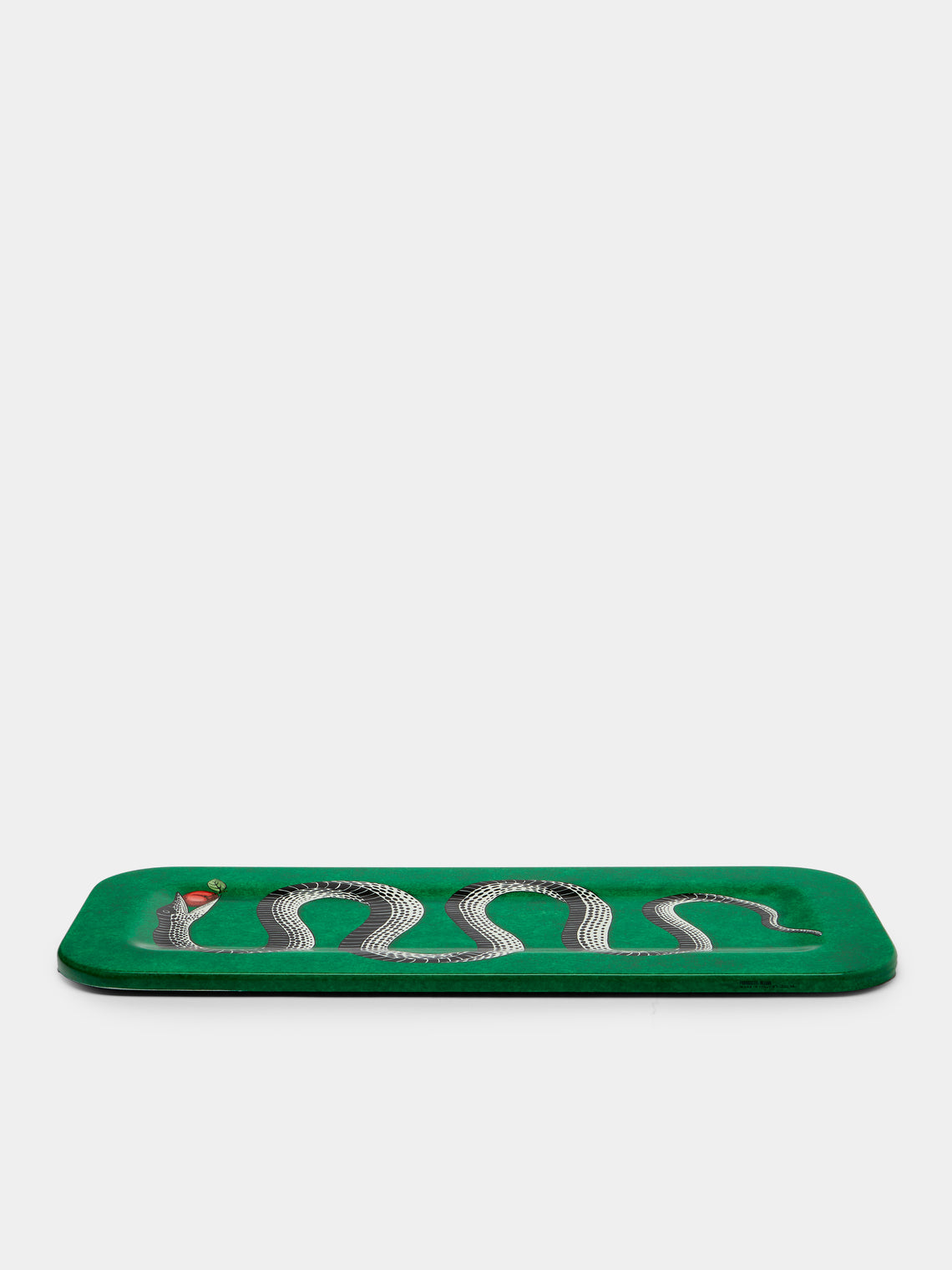 Fornasetti - Serpente Wood Tray - Green - ABASK