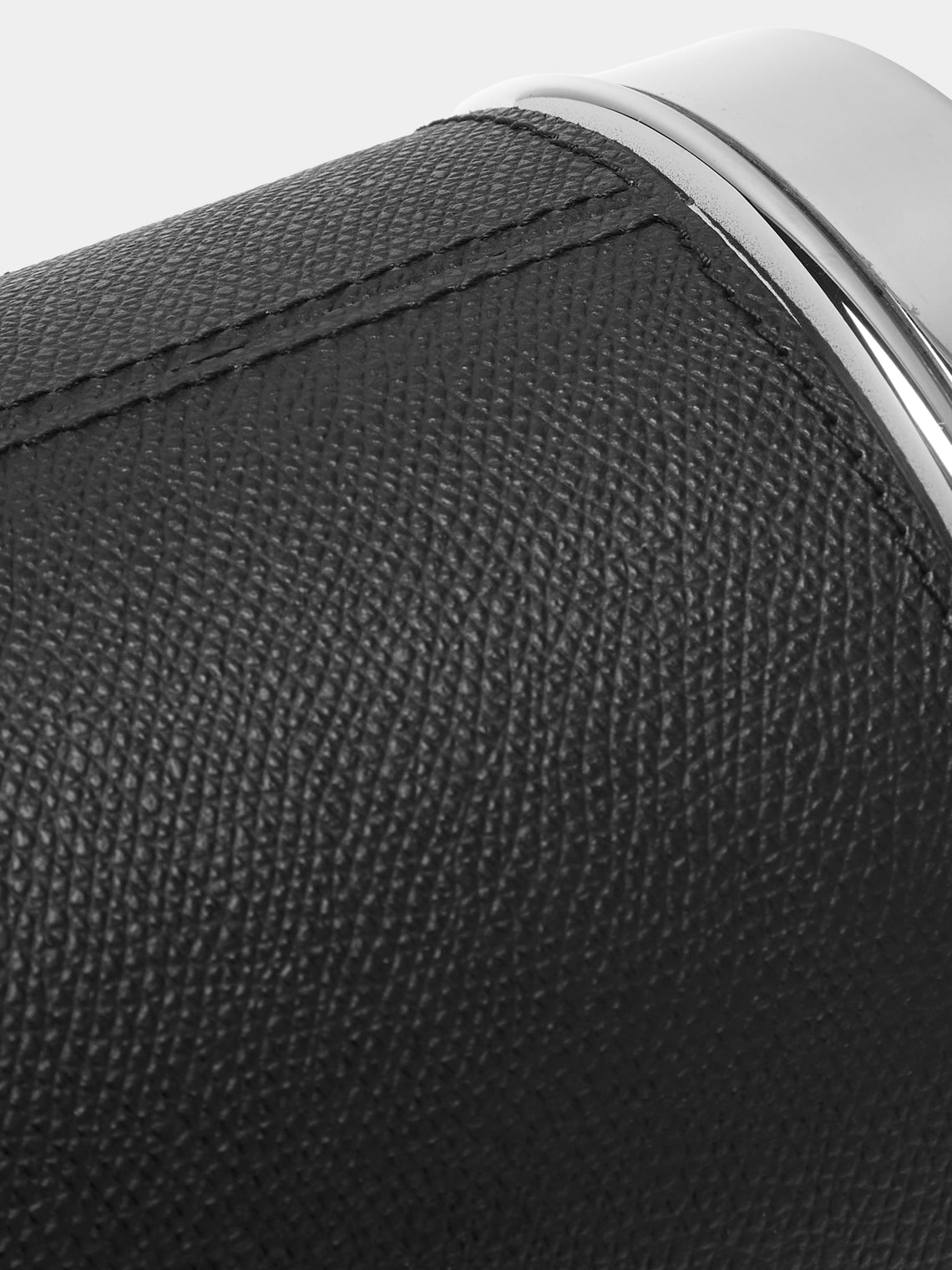 Giobagnara - Ocean Leather and Steel Bottle Cooler - Black - ABASK