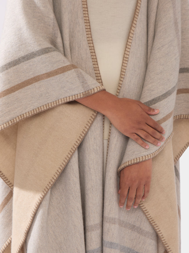 Women's Double-Faced Cashmere Cape | One Size