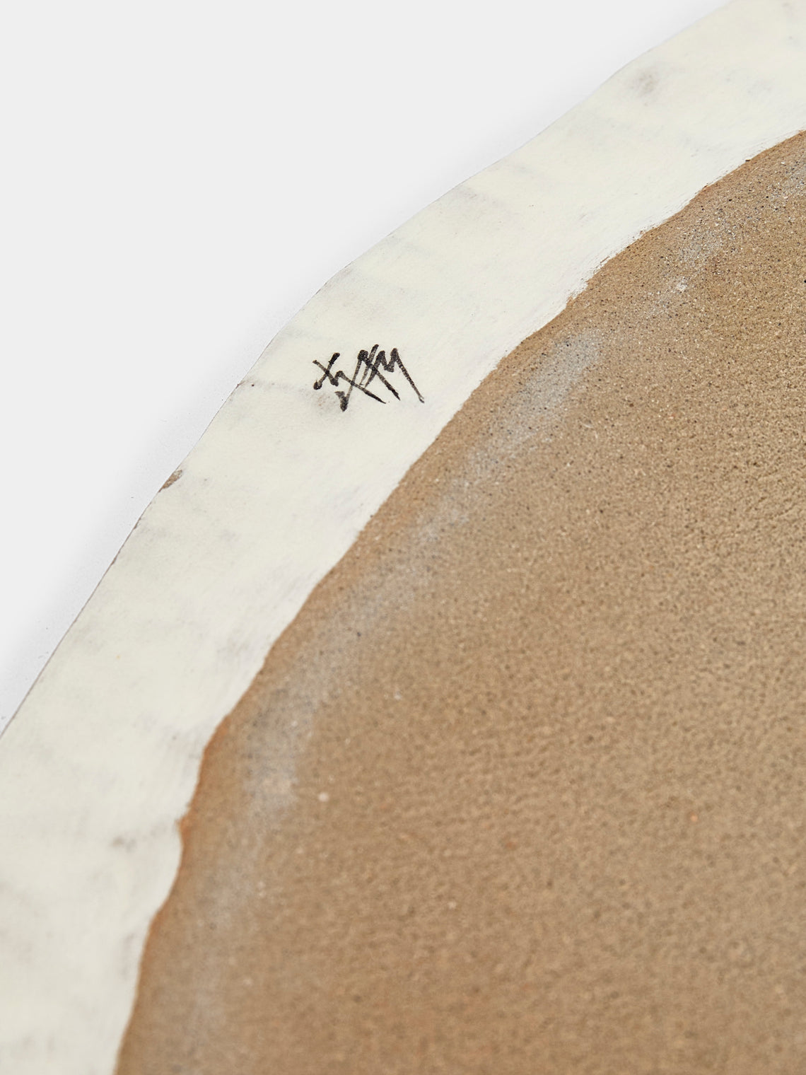 Yon Ho Kyung - Apples Buncheong Platter - White - ABASK