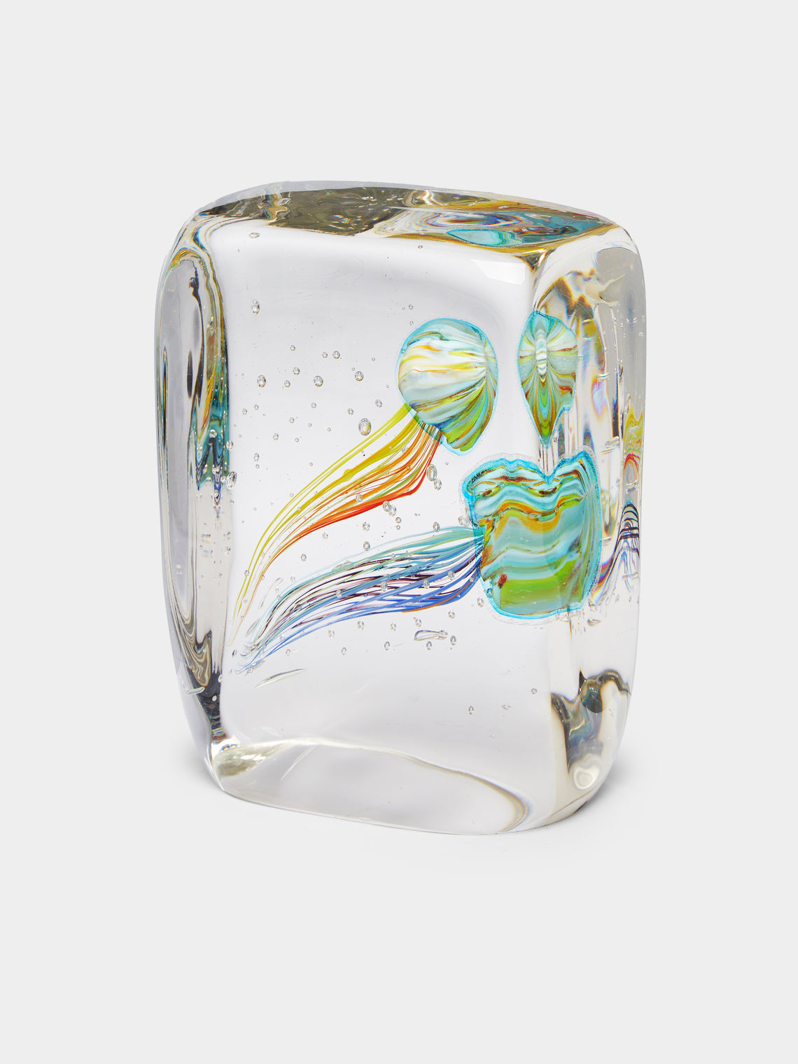 Antique and Vintage - Mid-Century Jellyfish Murano Glass Paperweight -  - ABASK