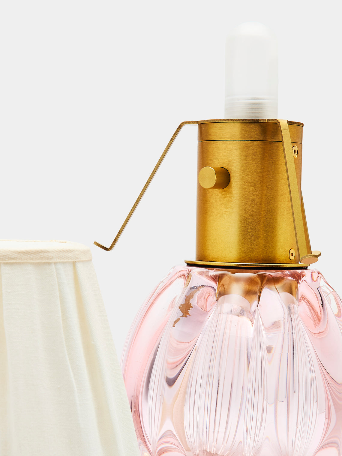 Yali Glass - Bolla Bar Hand-Blown Murano Glass Portable Lamp - Light Pink - ABASK
