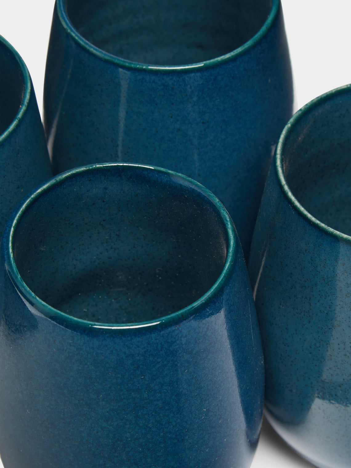Mervyn Gers Ceramics - Hand-Glazed Ceramic Short Cups (Set of 4) -  - ABASK
