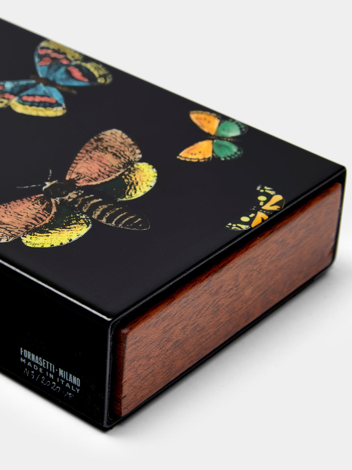 Fornasetti - Farfalle Wood Box - Black - ABASK