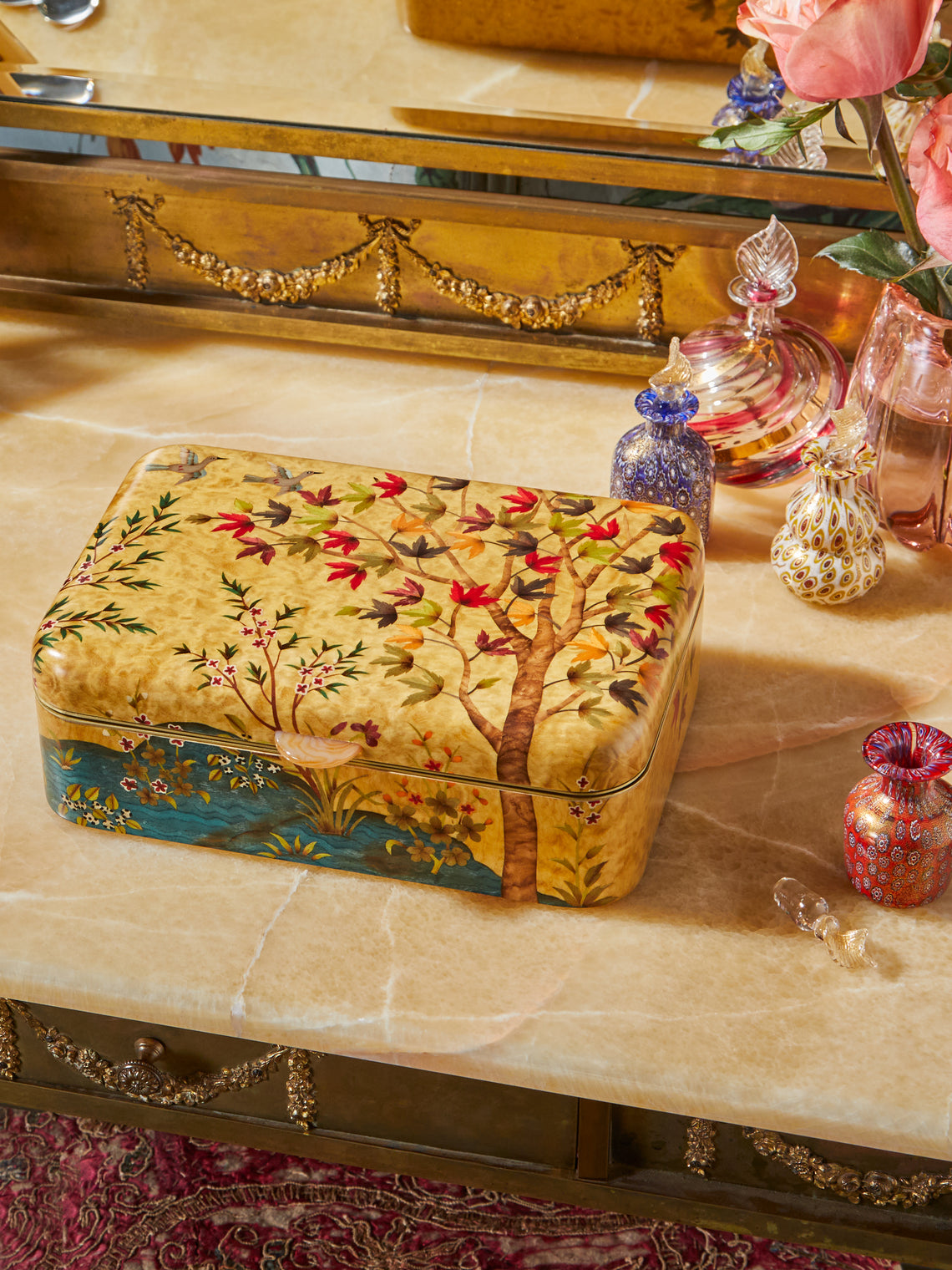 Silvia Furmanovich - Garden Marquetry Wood Jewellery Box -  - ABASK