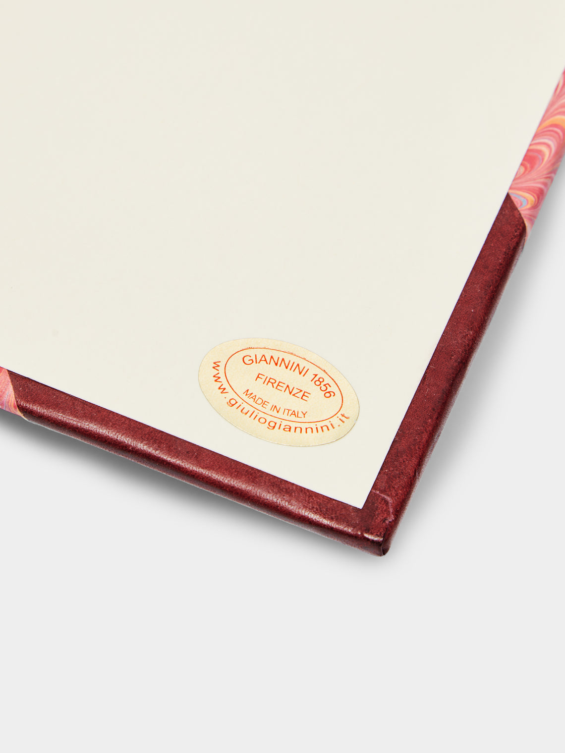 Giannini Firenze - Hand-Marbled Leather Bound Photo Album -  - ABASK