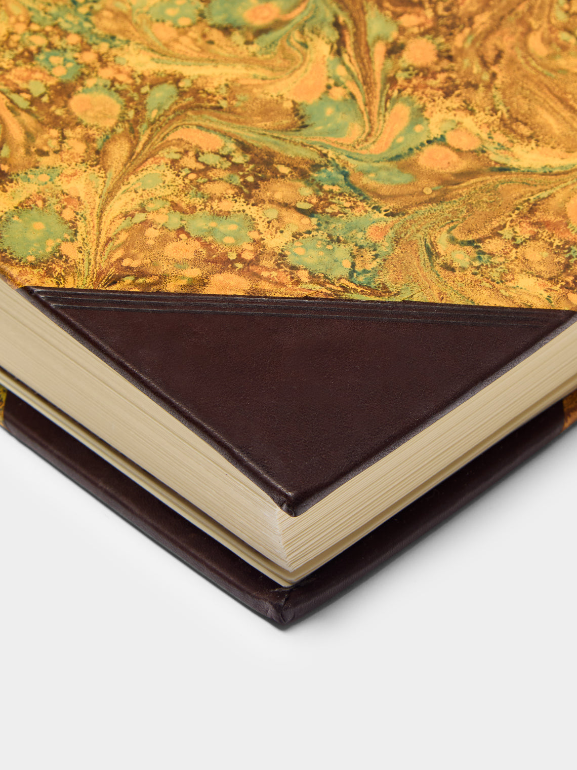 Giannini Firenze - Hand-Marbled Leather Bound Large Photo Album -  - ABASK