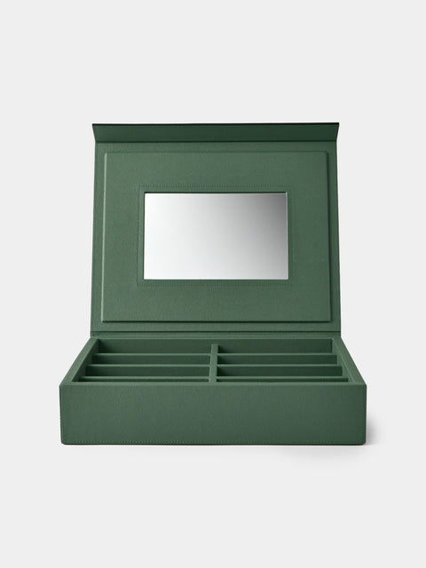 Giobagnara - Leather Glasses Box - Green - ABASK - 