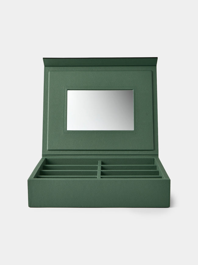 Giobagnara - Leather Glasses Box - Green - ABASK - 