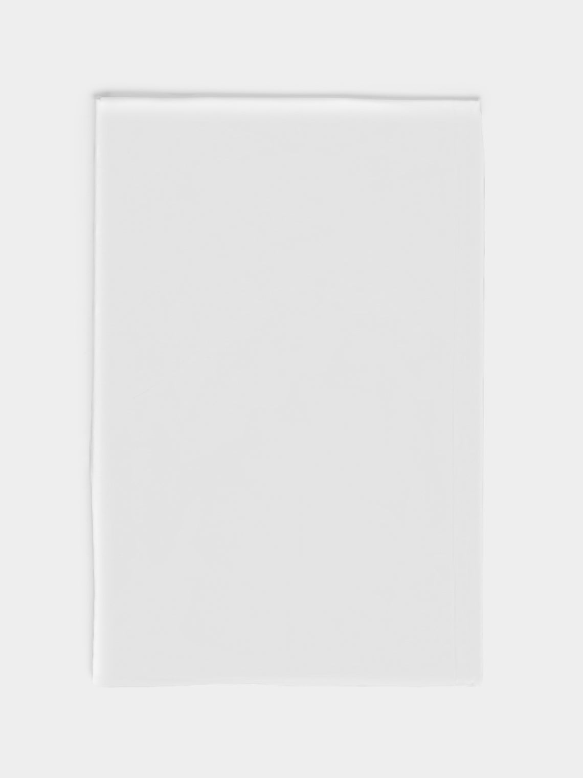 Loretta Caponi - Cotton King-Size Bottom Sheet - White - ABASK - 